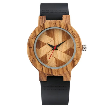 Solstice Geometric Wood Watch