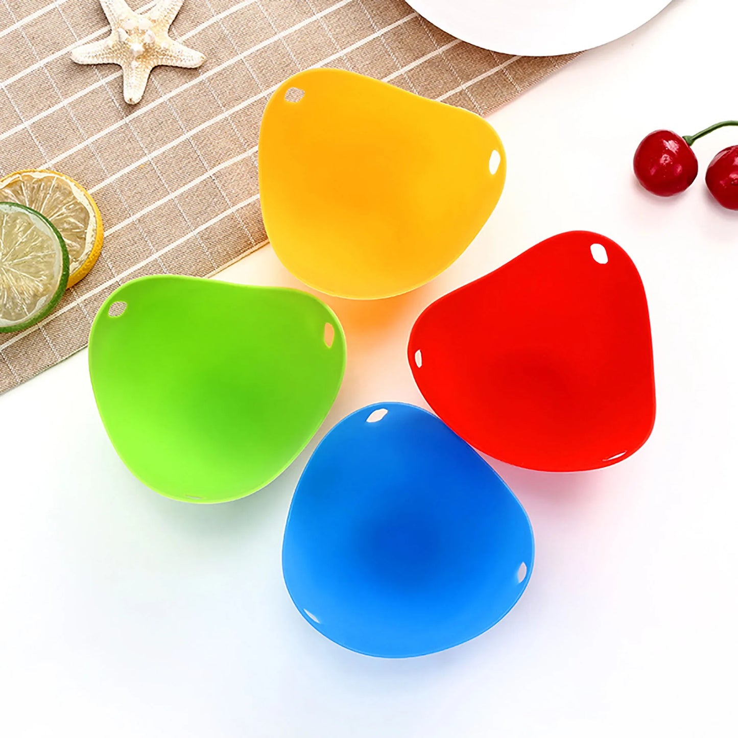 Silicone Egg Poachers Set