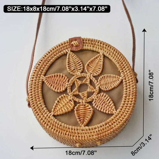 Tresco Straw Circle Bag