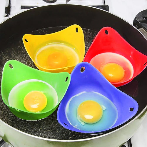 Silicone Egg Poachers Set
