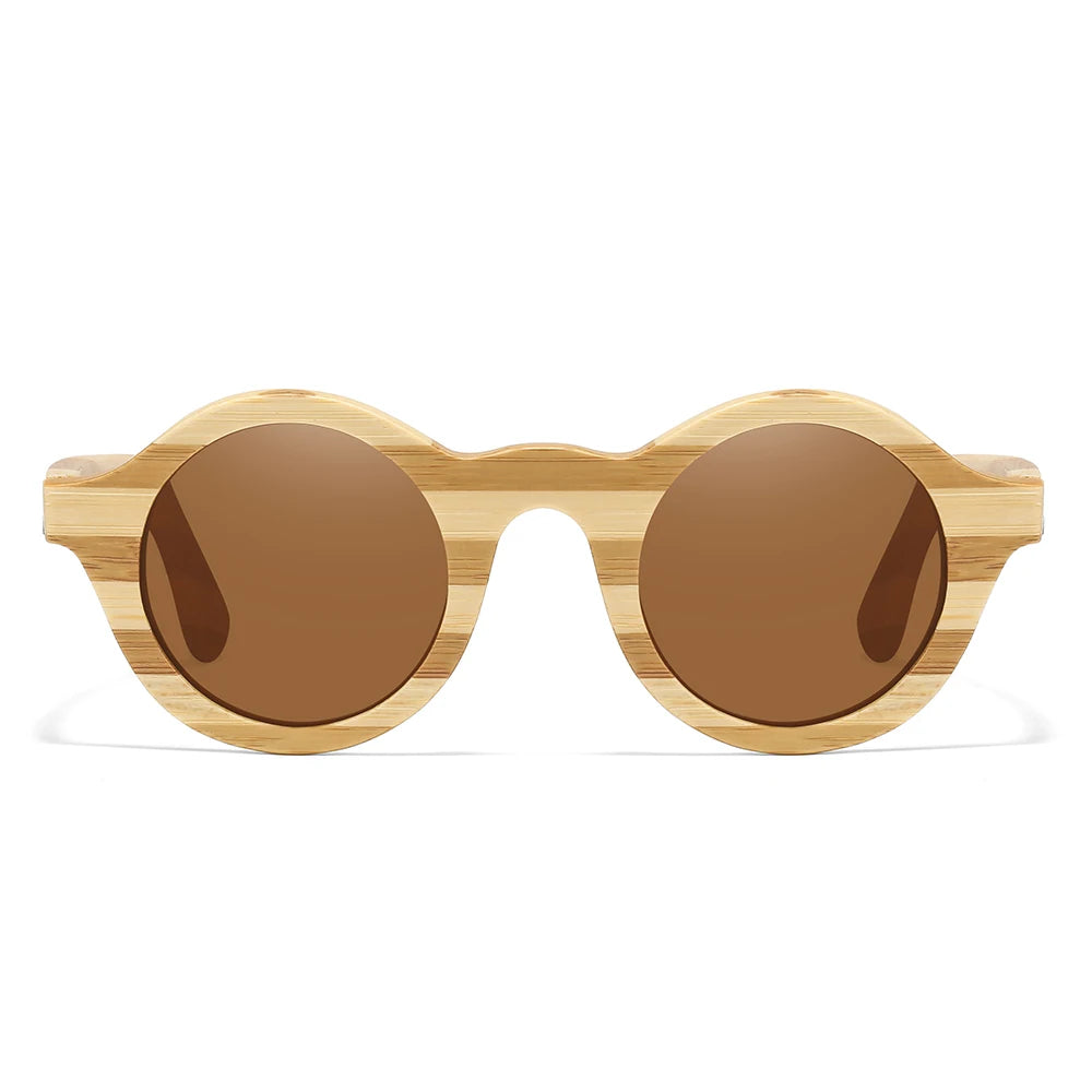 Kestrel Bamboo Oval Sunglasses