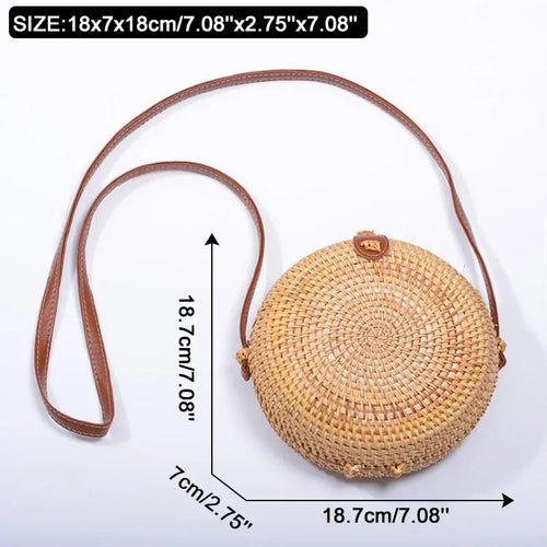Epsley Straw Circle Handbag