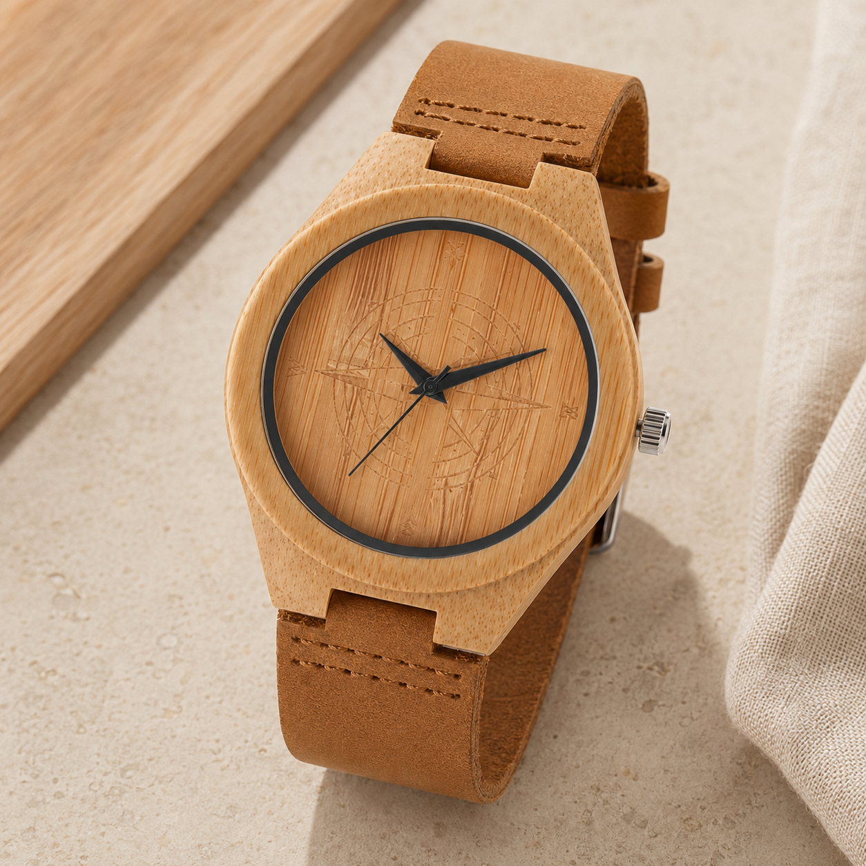 Atlas Wooden Watch