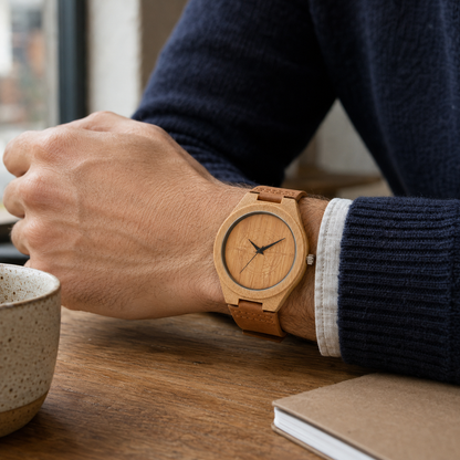 Atlas Wooden Watch