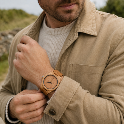 Atlas Wooden Watch