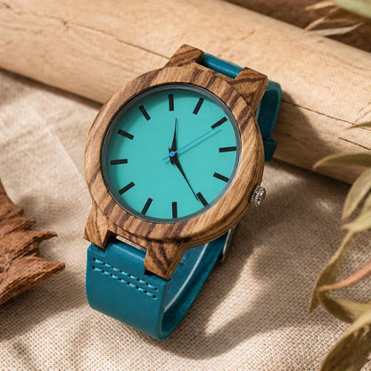 Ayla Natural Wood Watch