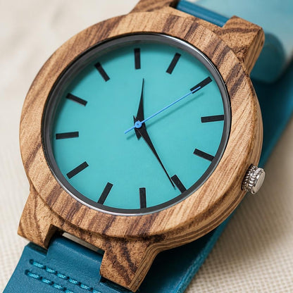 Ayla Natural Wood Watch