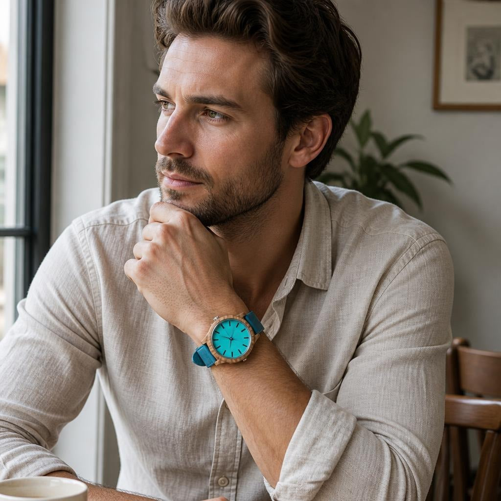 Ayla Natural Wood Watch