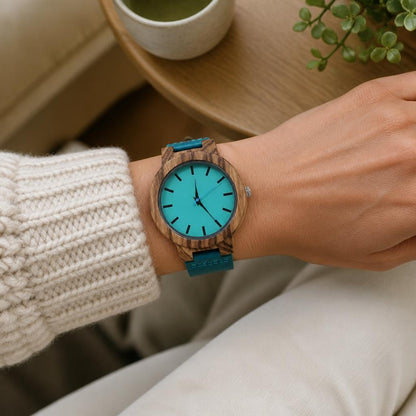 Ayla Natural Wood Watch