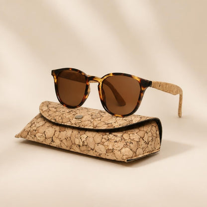 Braemar Bamboo Rectangle Sunglasses