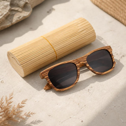 Fenby Bamboo Pilot Sunglasses