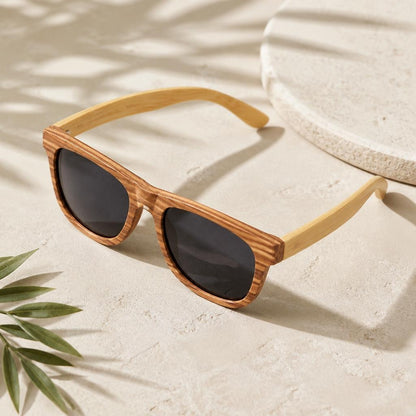 Fenby Bamboo Pilot Sunglasses