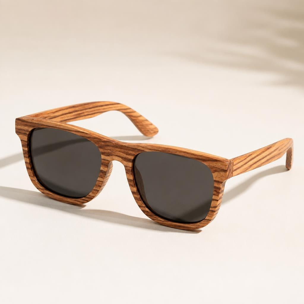Fenby Bamboo Pilot Sunglasses