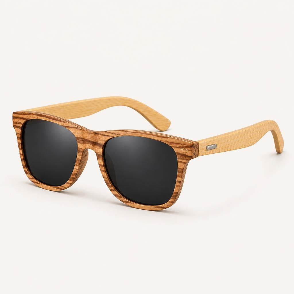 Fenby Bamboo Pilot Sunglasses