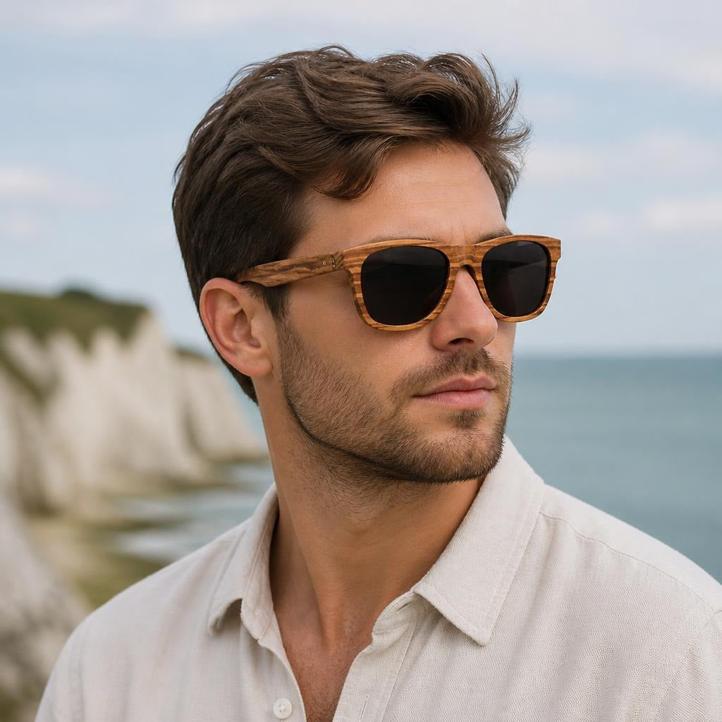 Fenby Bamboo Pilot Sunglasses