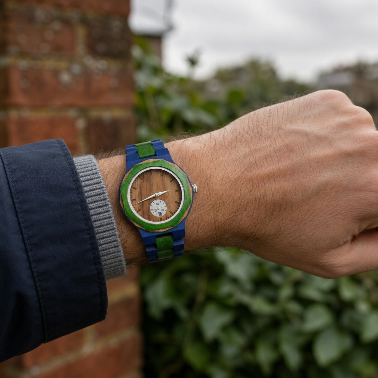Juniper Dual-Time Wooden Watch