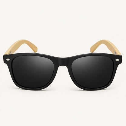 Marlow Bamboo Square Sunglasses