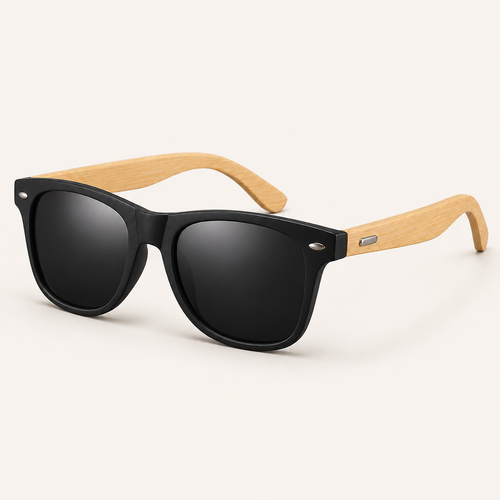 Marlow Bamboo Square Sunglasses