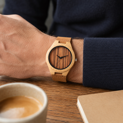Riven Wooden Watch