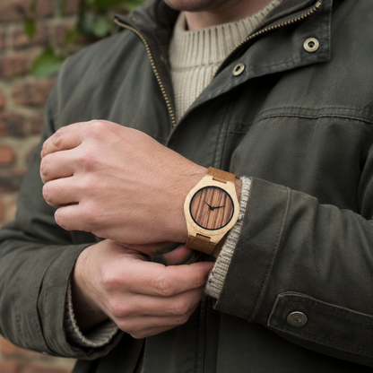 Riven Wooden Watch