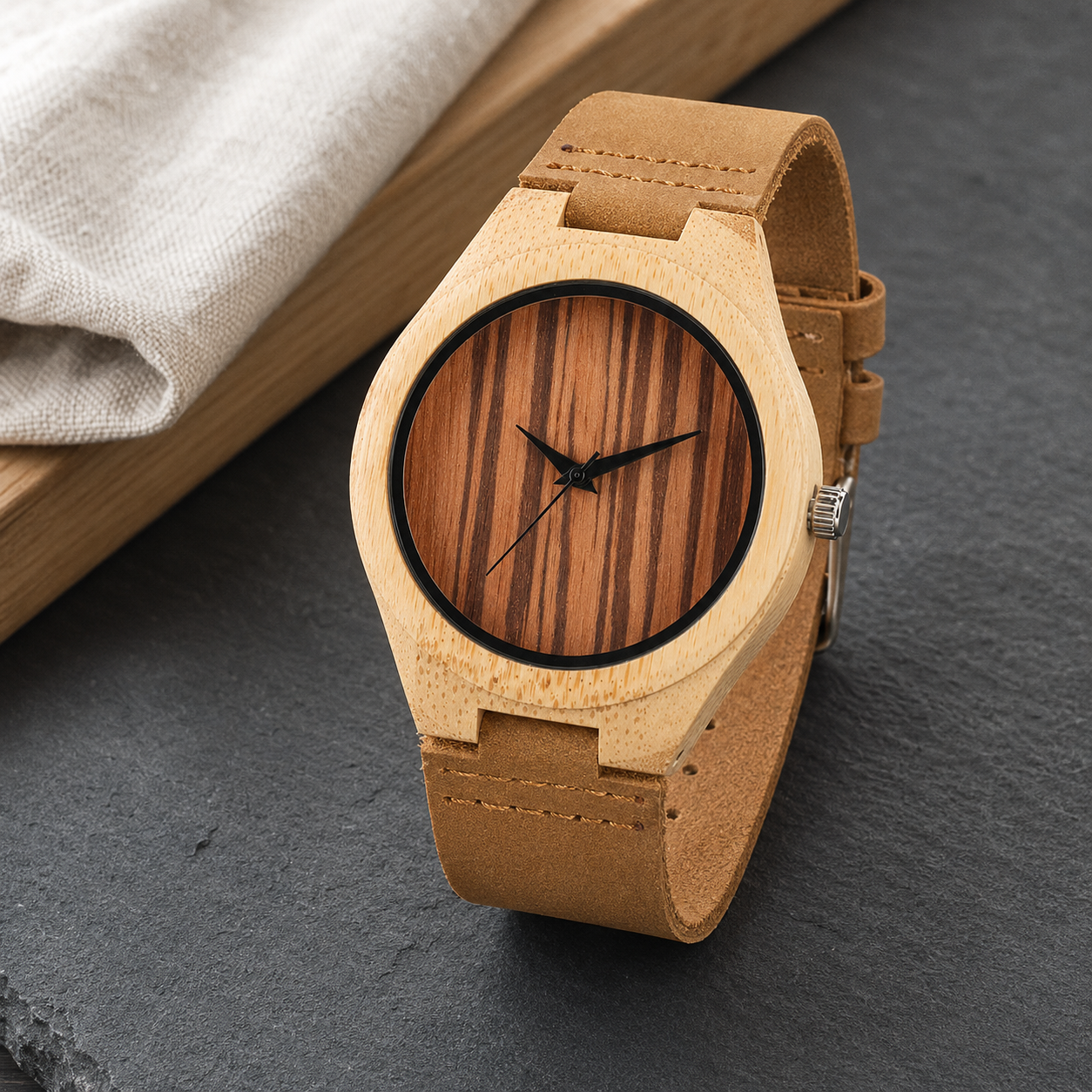 Riven Wooden Watch