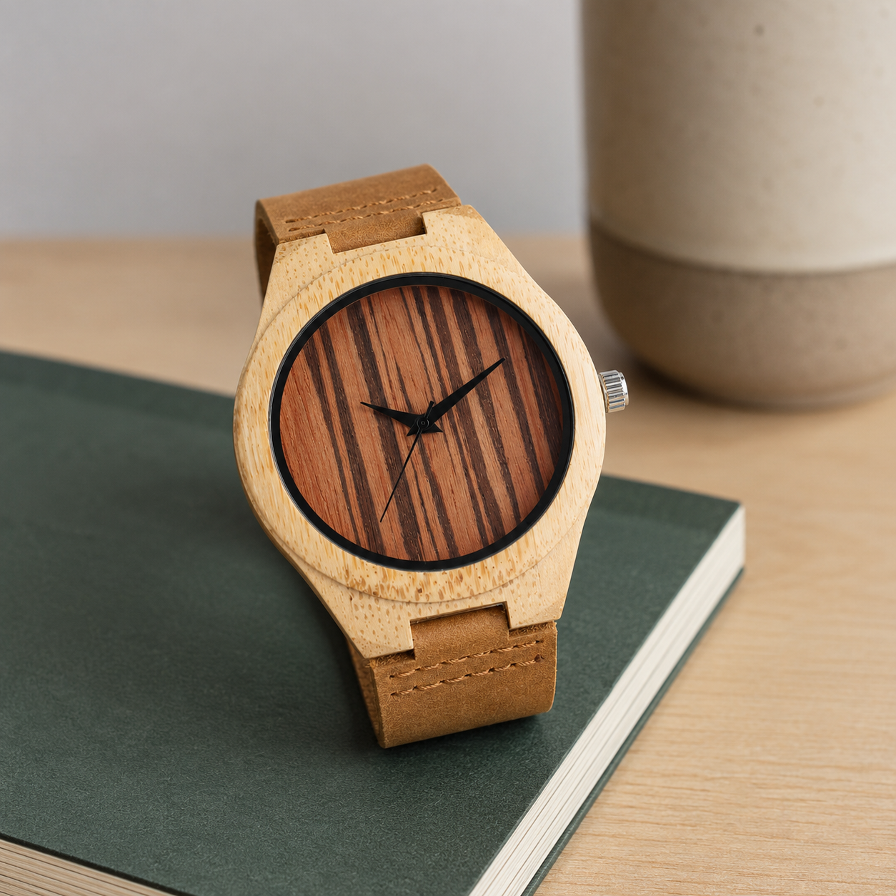 Riven Wooden Watch