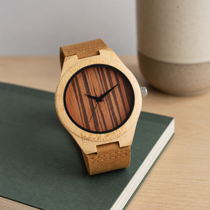 Riven Wooden Watch