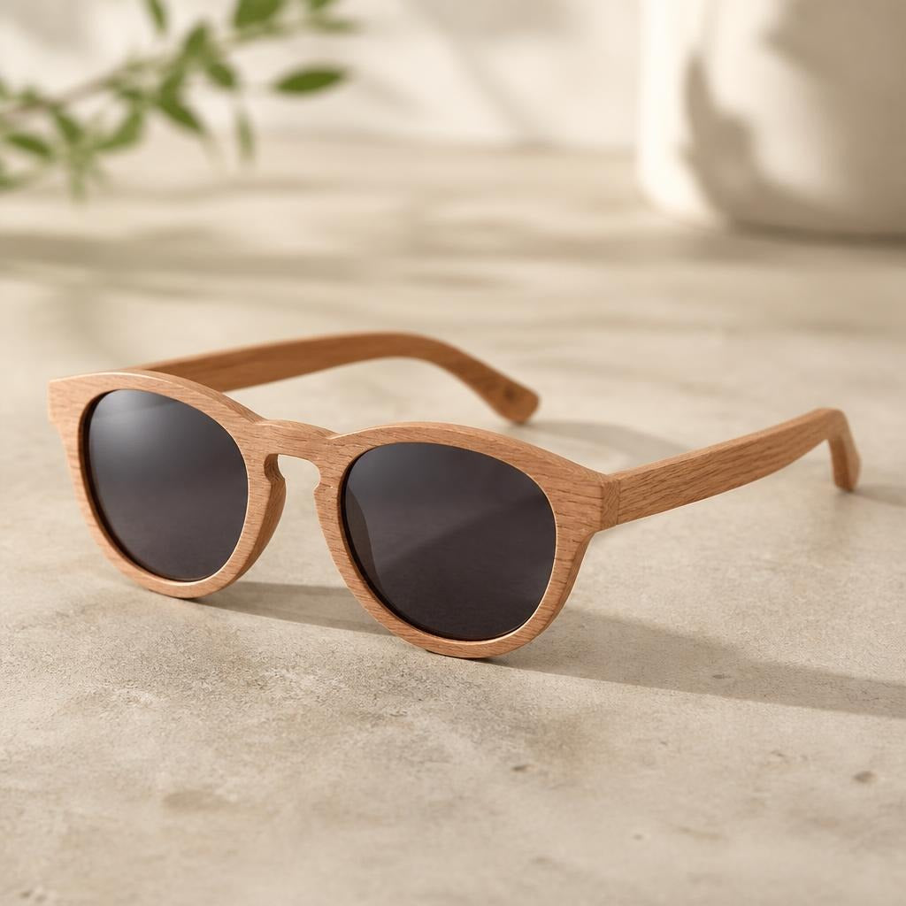 Roan Bamboo Pilot Sunglasses