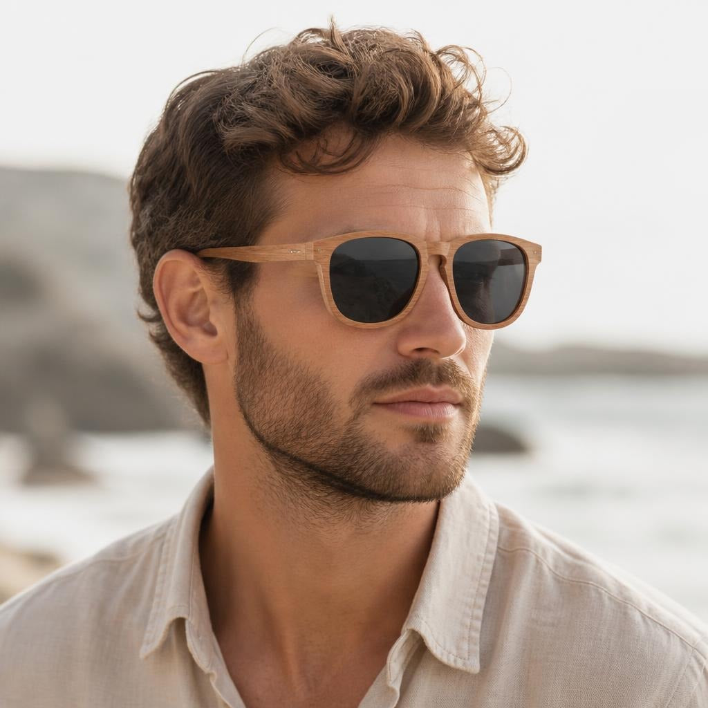 Roan Bamboo Pilot Sunglasses
