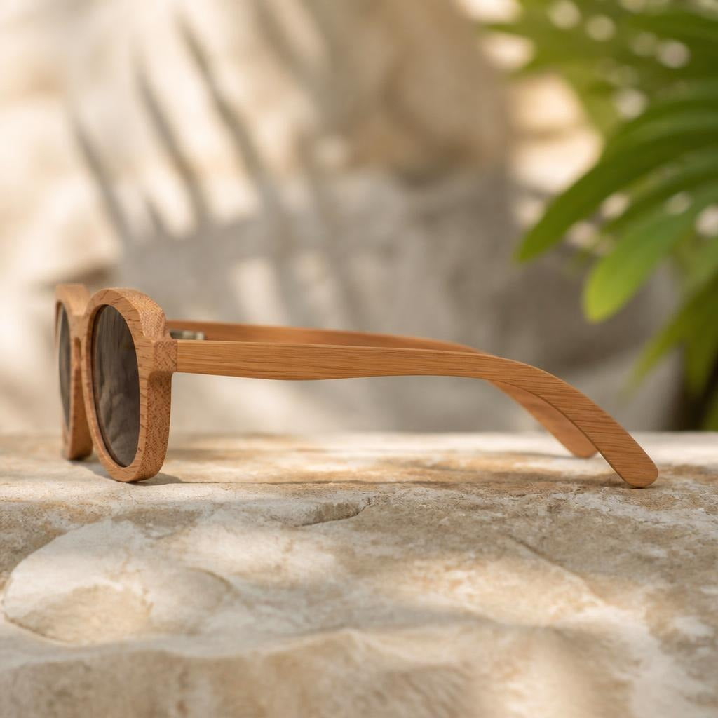 Roan Bamboo Pilot Sunglasses