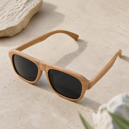 Shard Bamboo Pilot Sunglasses