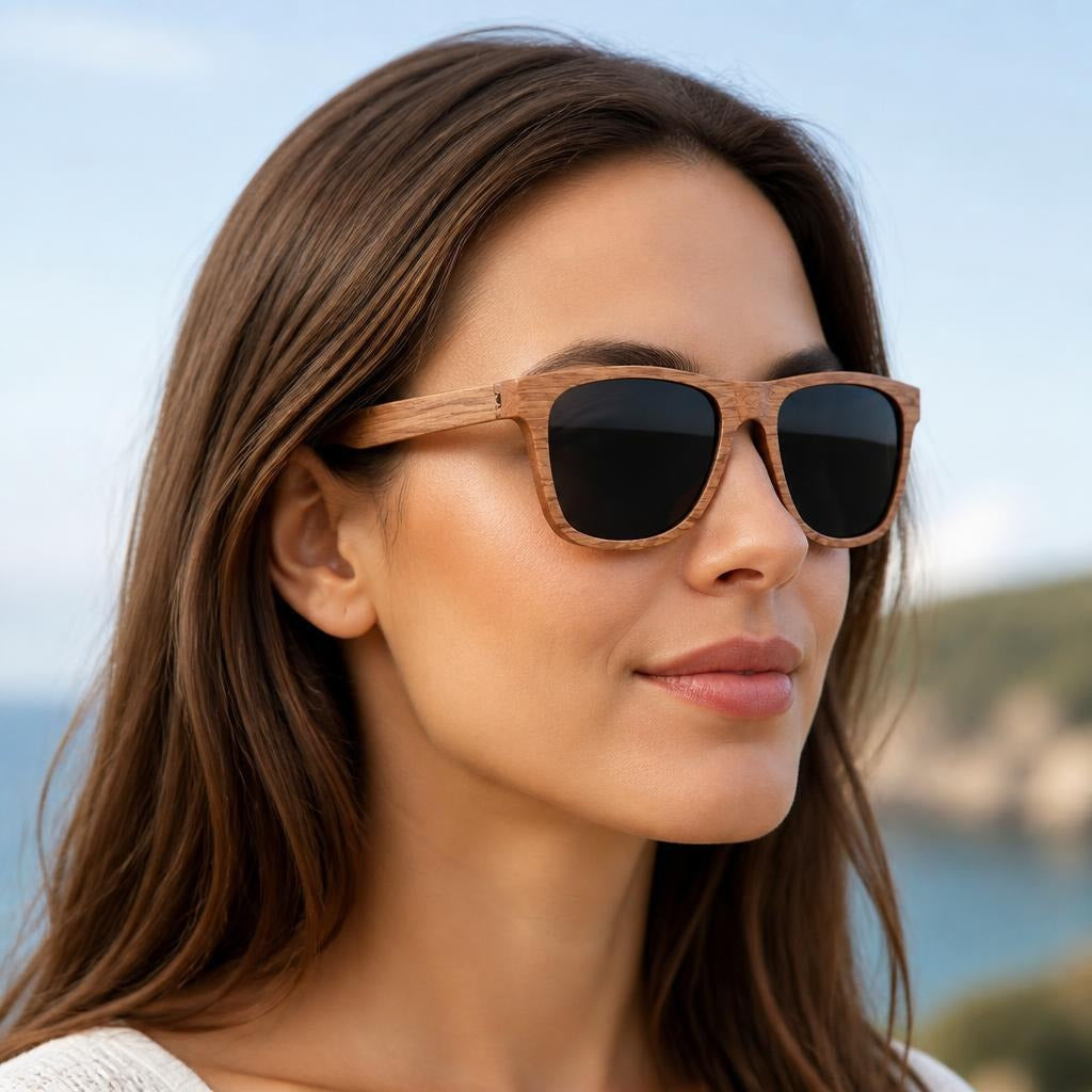 Shard Bamboo Pilot Sunglasses