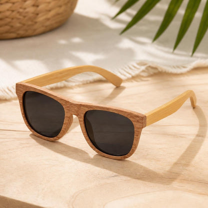 Shard Bamboo Pilot Sunglasses