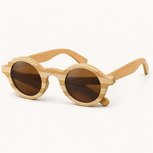Kestrel Bamboo Oval Sunglasses
