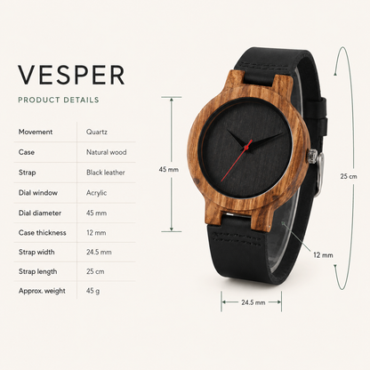 Vesper Wooden Watch